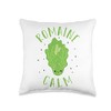 Lettuce: Romaine Calm - Vegetables Sayings Throw Pillow