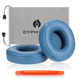 Replacement Earpads Cushion, Ear Pads Cover for Beats Solo 4 On Ear Headphones by Dr. Dre 1 Pair (Blue)