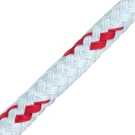 New England Ropes 5/16in (8mm) Sta-Set Red Fleck 30 Feet Long