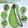 ZOMAKE Sling Backpack 10L - Small Crossbody Backpacks Waterproof Sling