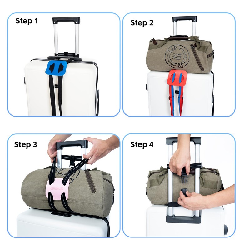 Luggage Straps for Suitcases,Luggage Straps Bag Bungees for Add a