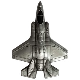 F-35 Lightning II Military Aircraft Shaped Challenge Coin