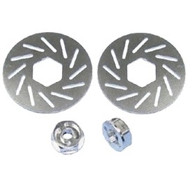 Eagle with Cubic Brake Disc 38 mm (Foil Adapter) Slit Type Silver 2926 