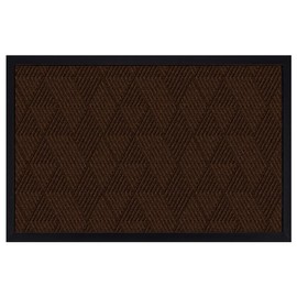 Briarwood Lane Brown Geometric Large Flocked Doormat