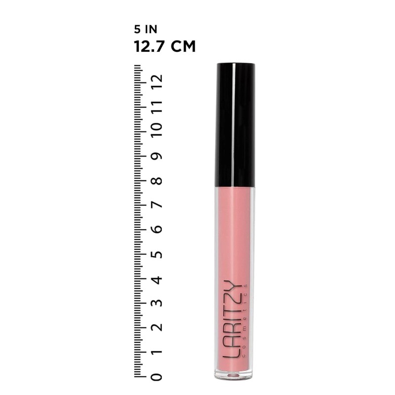 LARITZY Holographic Lip Gloss ~ OLD ROSE ~ Hydrating Topcoat