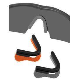 Replacement Nosepieces Nose Pads for Oakley M Frame Series Sunglass - Gray + Orange