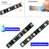 Tesfish 5M RGB LED Strip Light 12V Black PCB Board