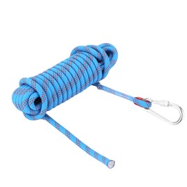 12mm Heavy Duty Paracord Panchute Corad Lanyard with Carabiner Climbing Rope (Blue-10m)