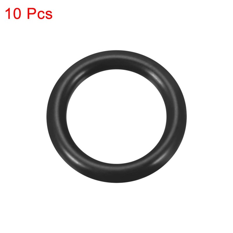 sourcing map Pack of 10 O-rings nitrile rubber seal 19