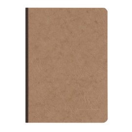 Clairefontaine Cuaderno de tela "Age Bag", A5, forrado, 192 páginas, color marrón