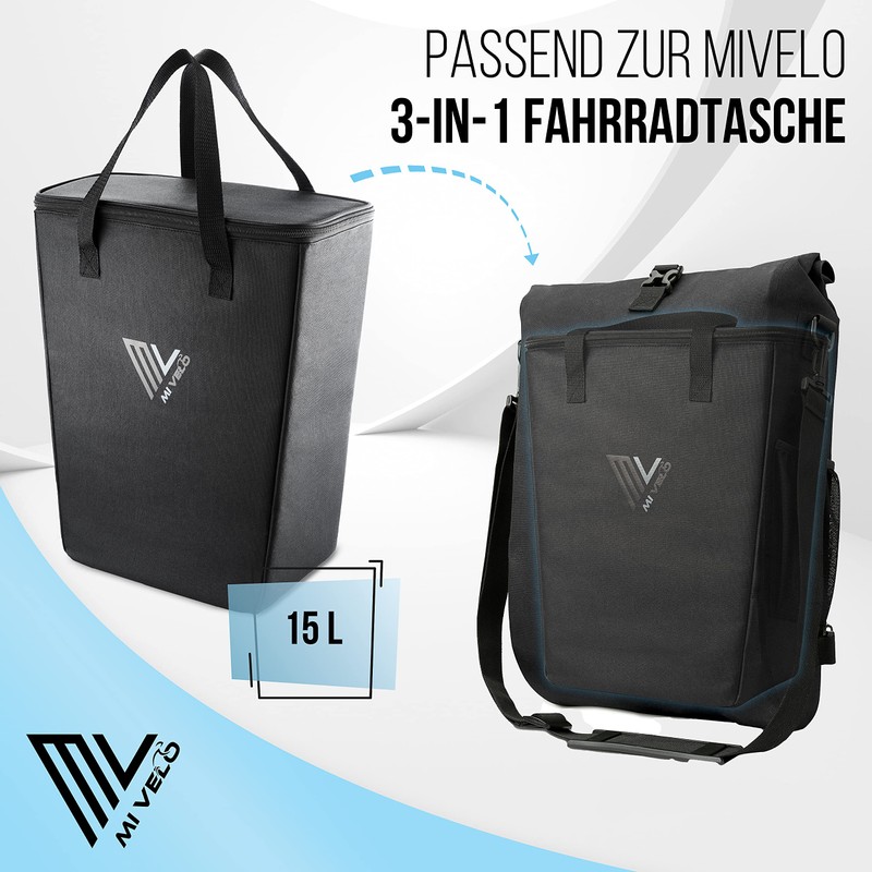 MiVelo - Cool Bag Bicycle - Insert for Bicycle Pannier
