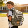 Lroiutian Clear Backpack for School Girls Boys Heavy Duty Transparent
