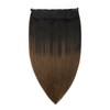 Youngsmile Wire Hair Extensions #1BT4 Natural Black to Medium Brown