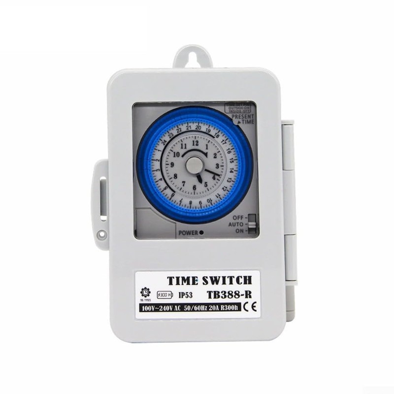 Mechanical Timer TB388 PC Waterproof 24 Hour Daily Programmable Timer