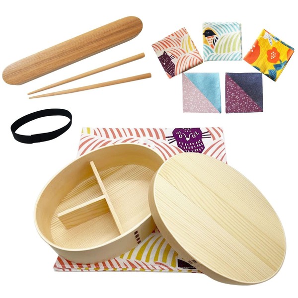 [SGS Certified Factory Production] Save Magewappa Bento Box, 23.7 fl