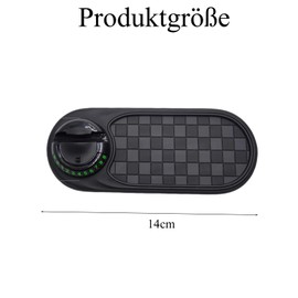 Antirutschmatte Auto, Auto Antirutschmatte Handy, Multifunktions-Auto-Anti-Rutsch-Matte für Handy, Schlüssel und Kleinteile, Ovaler Design für sicheres Halten auf der Armaturenbrett