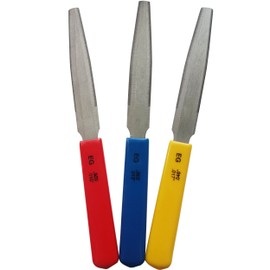 Tapered Nut sdhengyee Files Double Edge Nut Slotting Files Set Fret Crowning Files Luthier Tools for Electric Guitar Set of 3Pcs.