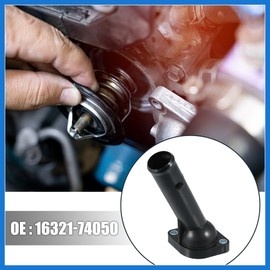 VekAuto 16321-74050 Radiator Coolant Filler Water Inlet Thermostat Housing for Toyota Camry 1993-2001 for Toyota Celica 1992-1999 Auto Accessories
