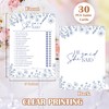 Something Blue Before I Do Bridal Shower Games, Blue Floral