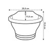 Elho Corsica Wall Basket 25 - Planter - Taupe -