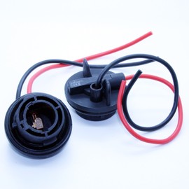 LED-Mafia 2 x Bau15S 1156 Lamp Socket Halogen Lamp Socket Plug Cable Socket 12 Volt