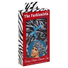 Betty Dain Sassy Stripes Shower Cap