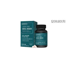 More Nature 모어네이처 스트레스 케어 테아닌 홍경천 1박스(1개월분)/마그네슘 비타민D