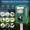 Ultrasonic Solar Animal Repeller - Cat Repellent Outdoor Motion Activated