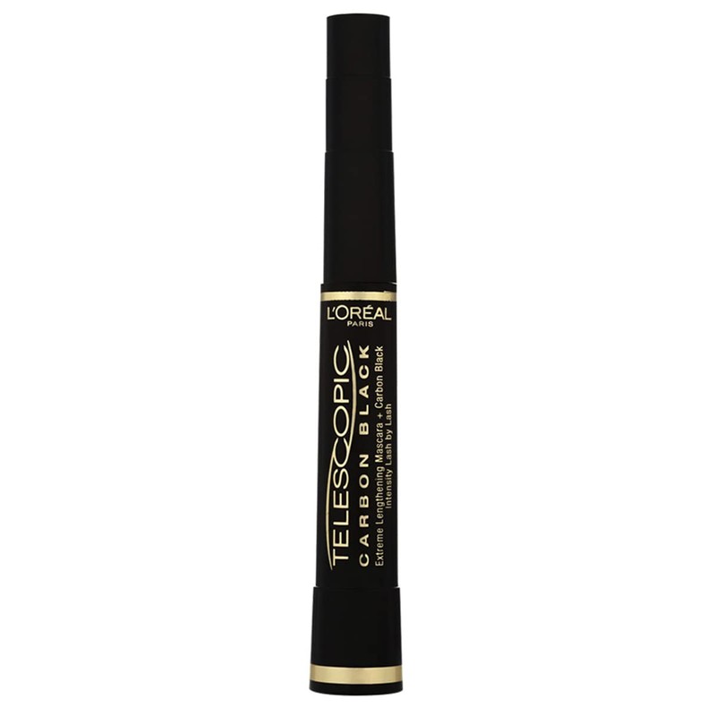 L´Oréal Paris Mascara de Pestañas Carbon Black Telescopic, 8ml