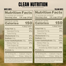 Marsh Hen Mill Variety Pack of 2 - Yellow & White Heirloom Corn Grits - Gluten-Free, Organic, Stone Ground - Southern Grits with Nutty & Sweet Flavors - Perfect for Quick Meals - 24 Oz Each Pack