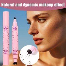 Faux Freckles | Makeup Dot Pen - Waterproof Natural 2 In 1 Faux Freckles Tool Eye Liner Long Lasting Makeup for Women Girl Daily Cosplay