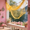 2 Pack Fish Net Decorations for Party,Natural Cotton Hawaiian Party