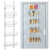Purdaz Adjustable 5-Tier Over the Door Pantry Organizer, Spice Rack,