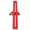 Woodworking T Track Ruler Multifunctional Aluminum Alloy Portable Wood Measuring