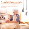 4 Pcs Metal Napkin Fixing Clip Chains (18.9 inch), Elegant