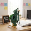 7 Inch Desk Goose Outfit Green Hoodie and Mini Backpack