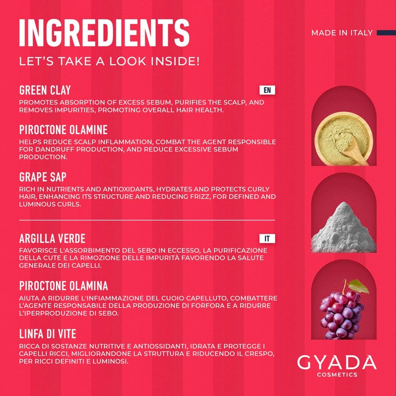 GYADA COSMETICS, No-Poo Curl Sculpting Cream Cleansing Cleansing Elastic and