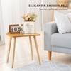 FORAOFUR Side Table, Modern End Table, Wooden Small for Living