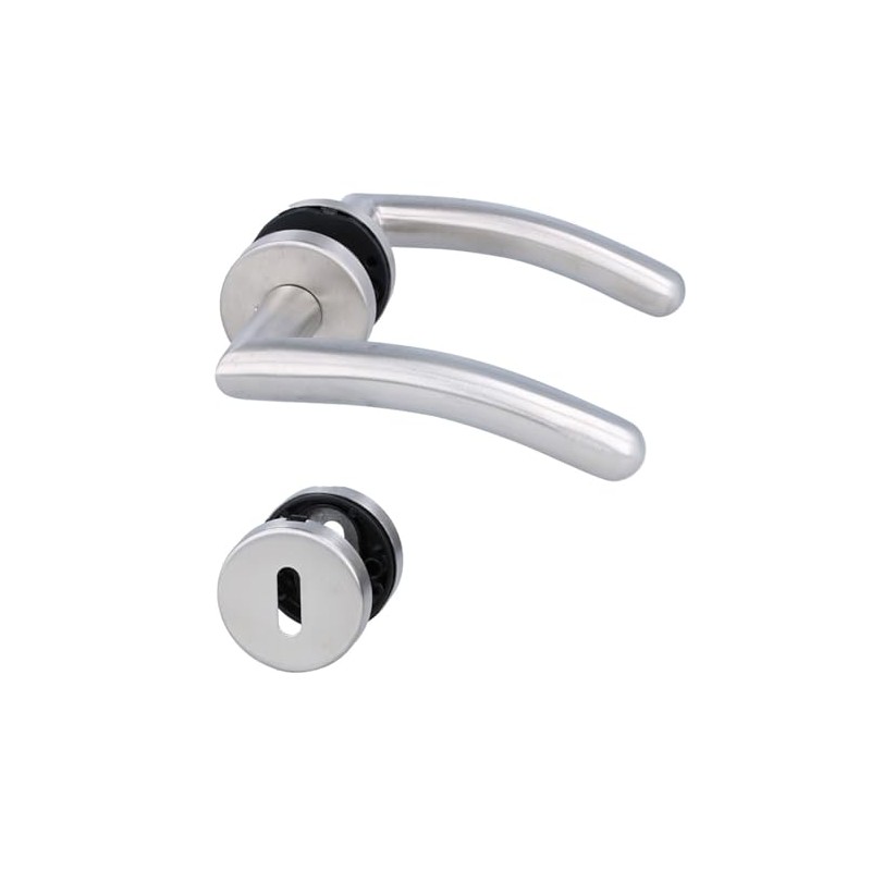 Swing - Deadlock Door Handle - Stainless Steel