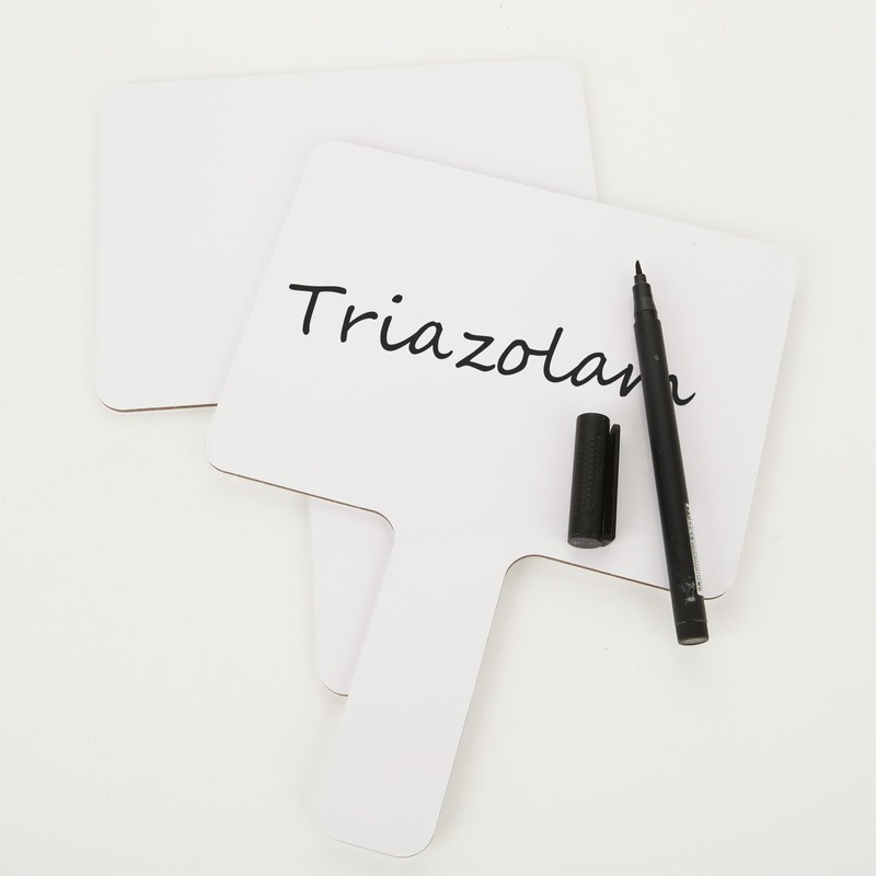 QTLCOHD 25 Pack 5 x 7 Inch Dry Erase Answer