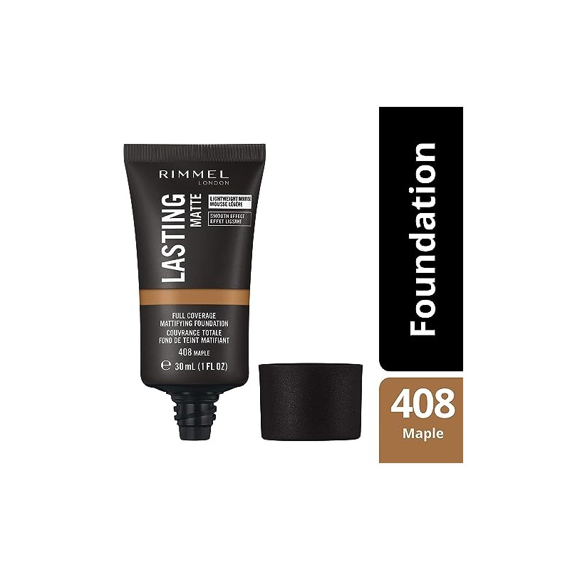 Rimmel Lasting Matte Foundation - 408 Maple