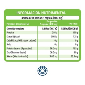 HEALTHADDICTION - Zinc  Selenio MAX - Suplemento Alimenticio con Minerales Esenciales - Apoyo Nutricional Diario - 60 Cpsulas de 400 mg - Libre de... 