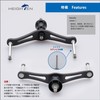 HEIGHTEN 3.5 inches (90 mm) Reel Handle (No Knob), 1.5K