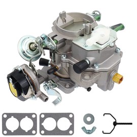 THUNDERMINGO New 2 Barrel Carburetor For Jeep BBD 6 CYL 4.2L 258CU Engines AMC Carb for Jeep CJ7 CJ5 J10 Wrangler Cherokee Scrambler 1983-1988 with Automatic Choke Replace 8308 8311 8309 8335 8337