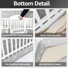 PJYuCien Dog Playpen Bottom Pad and Cover Fits for 36