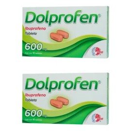 Dolprofen 600 Mg, 2 Cajas Con 10 Tabletas C/u