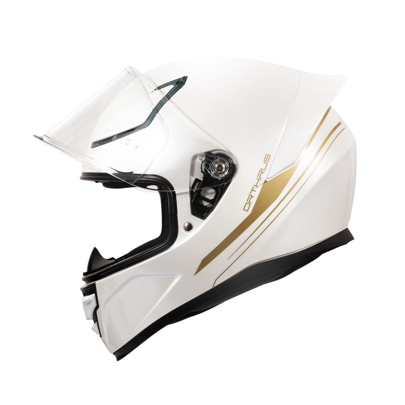 OTS Dual Clear & Tinted Visor Full Face DOT Motorcycle