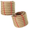 Manila Rope 1-1/2 Inch x 50 Feet, Twisted Thick Rope