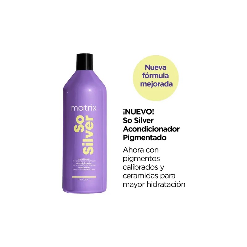 Acondicionador Pigmento Morado Matizar Rubios Matrix 1L