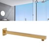 Wall Mounted Shower Arm Stainless Steel Quadrate Shower Head Extension